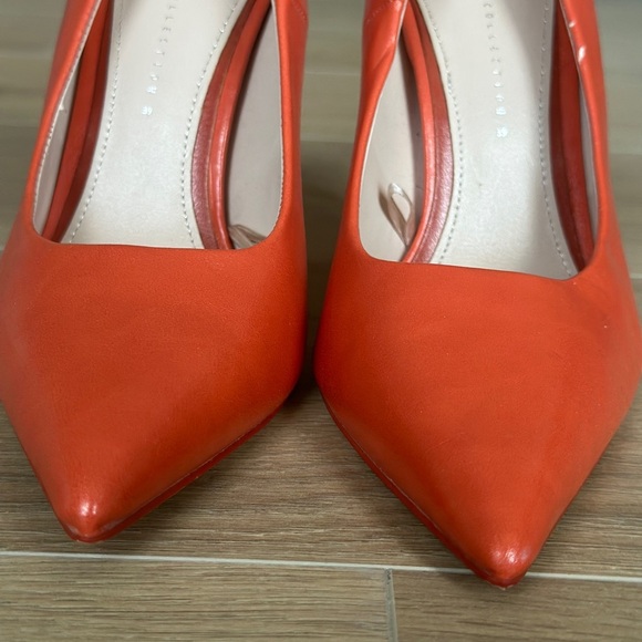 ZARA Basic Orange Heels - Picture 6 of 10